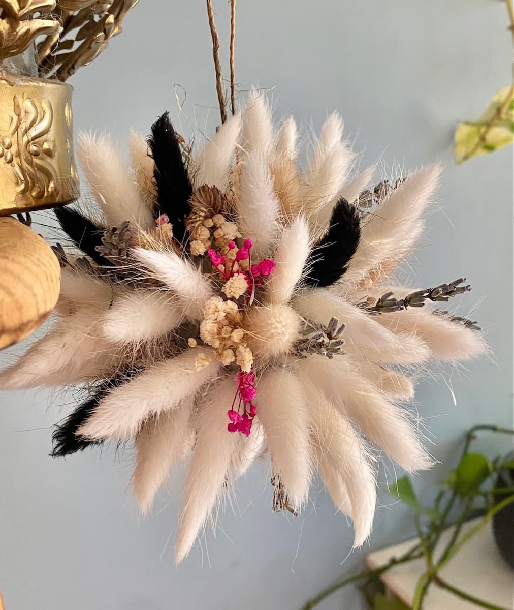 Boule fleurie -Douceur rosée